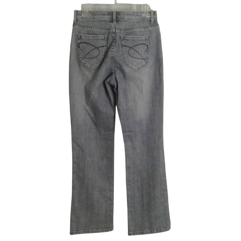 Chicos Chico's Platinum Size 0 small 4 short denim blue jeans Size 30" / US 8 / IT 44 - 7 Thumbnail