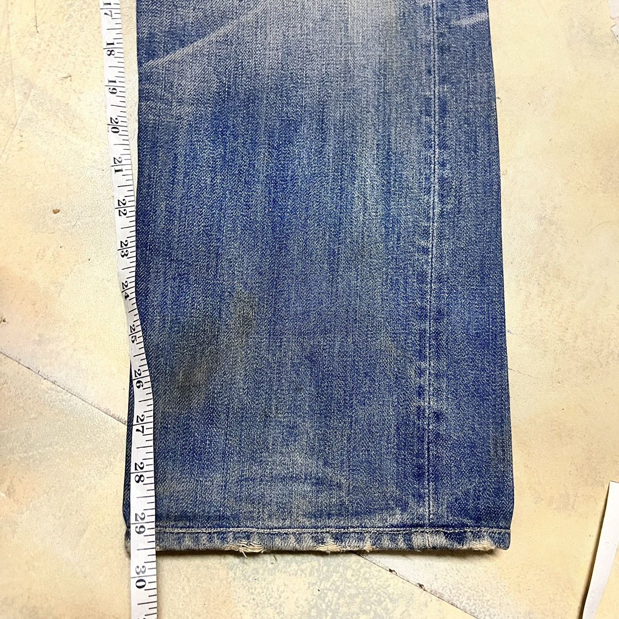 Levi's Vintage Levis Big E Lot 501 Selvedge Distressed Denim Jeans Size US 29 - 16 Thumbnail