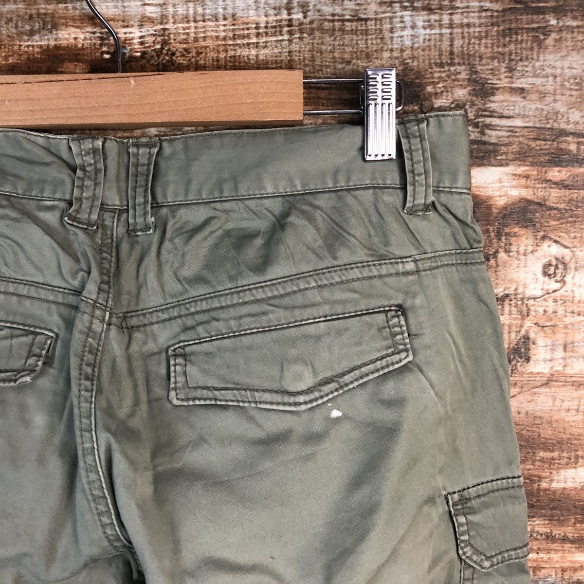 Japanese Brand DL Lepsim Green Cargo Multipocket Pants #C646 Size US 29 - 17 Thumbnail