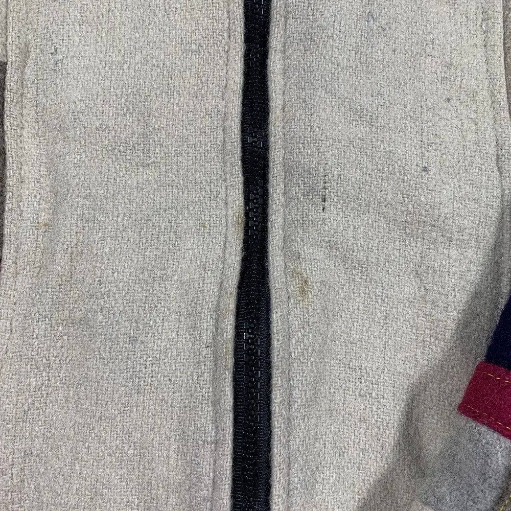 Japanese Brand × Vintage Vintage Patchwork Wool Coat Avant Garde Style Jacket Size L / US 10 / IT 46 - 8 Thumbnail