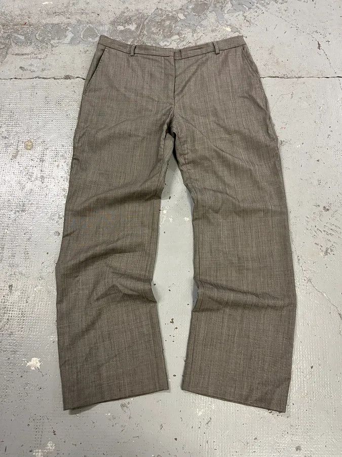 Dries Van Noten 2000s Dries Van Noten Grey Classy Pants Size US 33 - 1 Thumbnail
