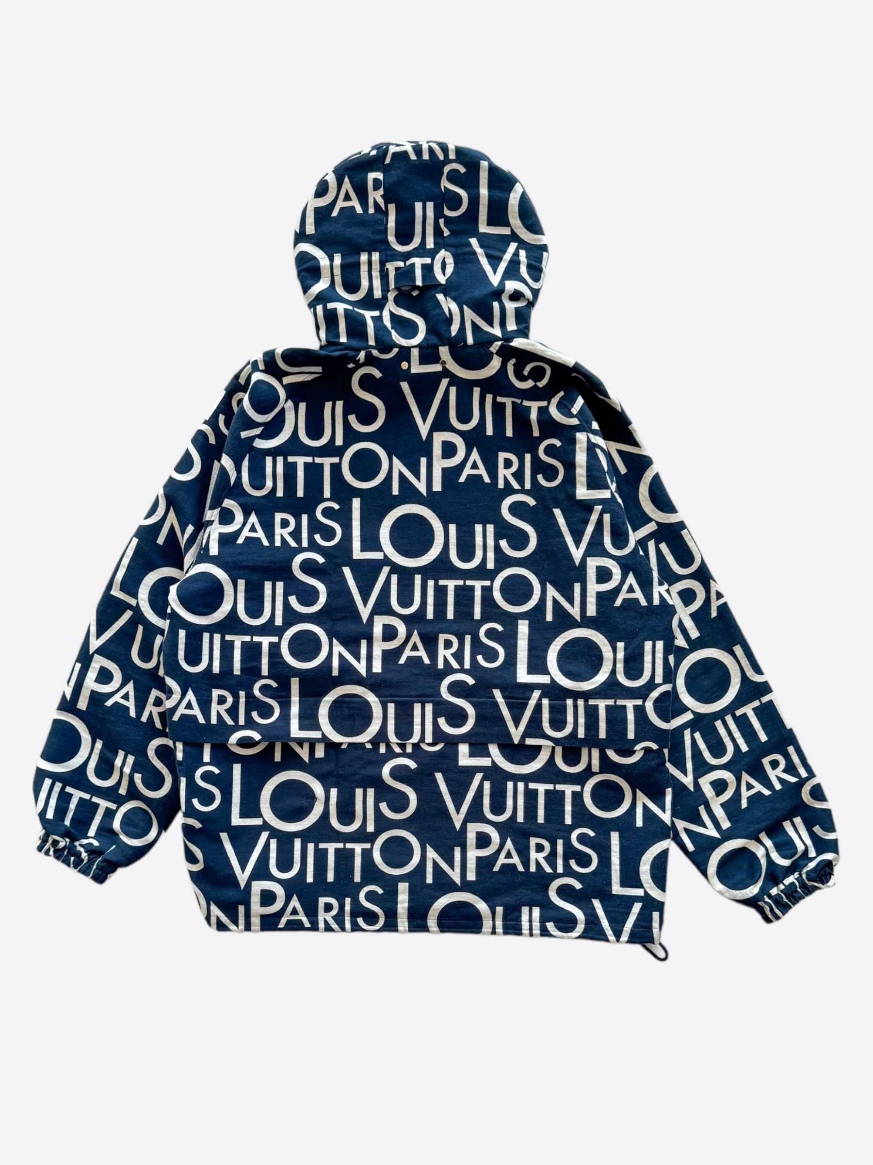 Louis Vuitton Louis Vuitton Blue & White Galaxy Packable Jacket Size US XXL / EU 58 / 5 - 2 Thumbnail