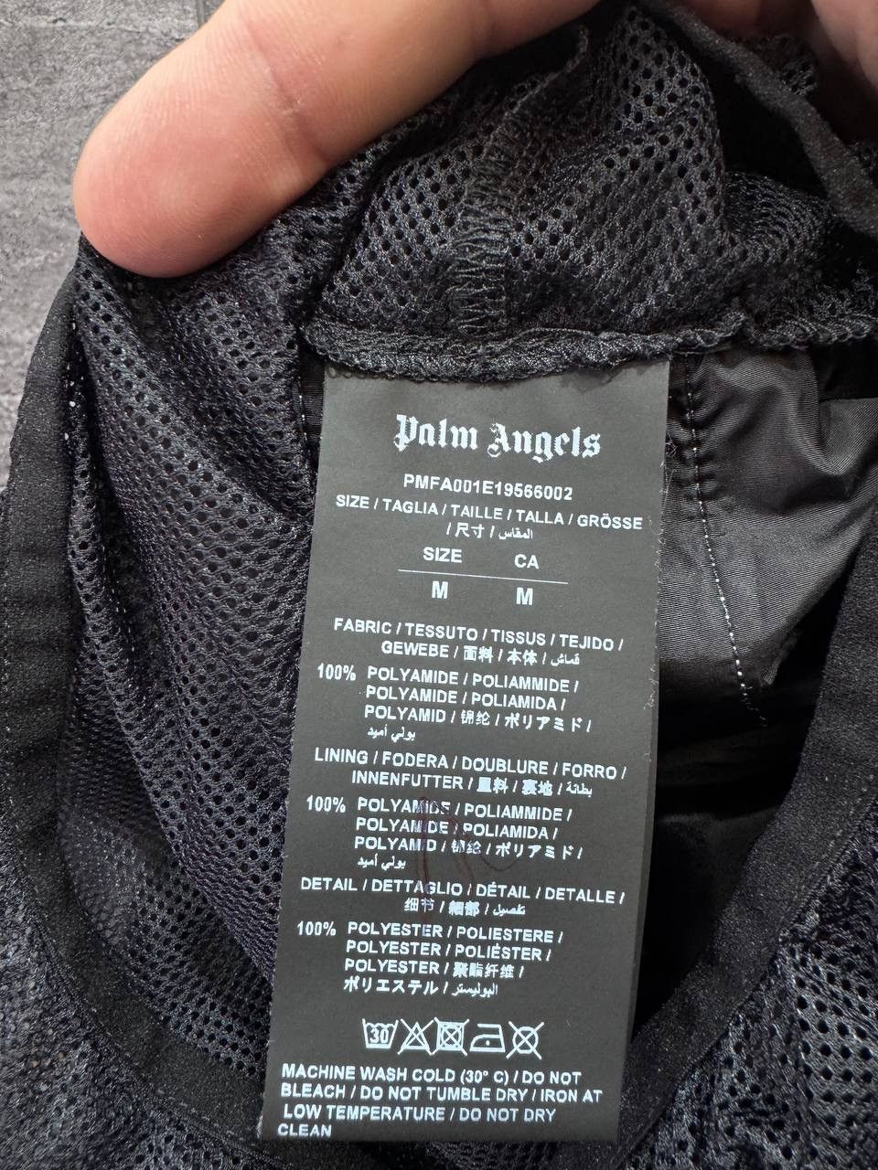 Palm Angels Palm Angels Mid Length Logo Print Swim Shorts Men’s Black Size US 32 / EU 48 - 12 Thumbnail