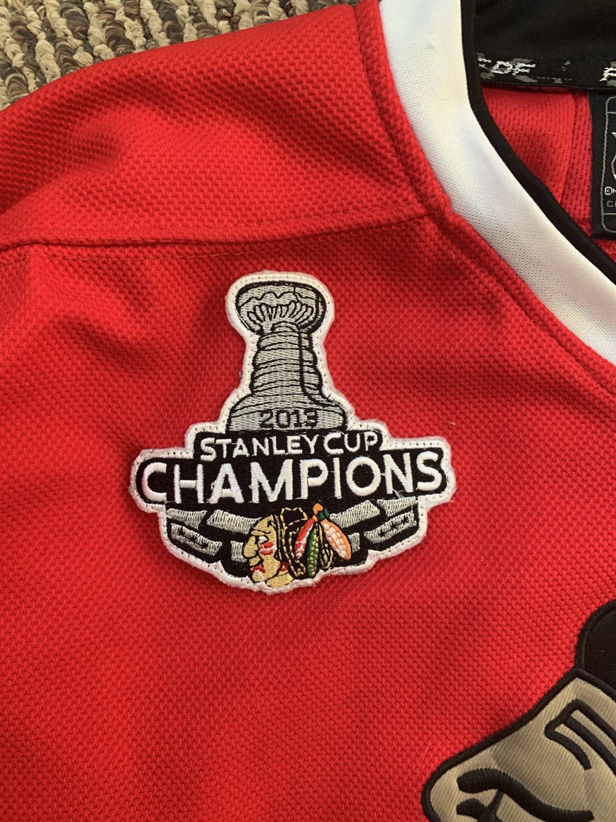 Ccm 2013 Stanley Cup Champions Chicago Blackhawks #81 Hossa Size US M / EU 48-50 / 2 - 4 Thumbnail