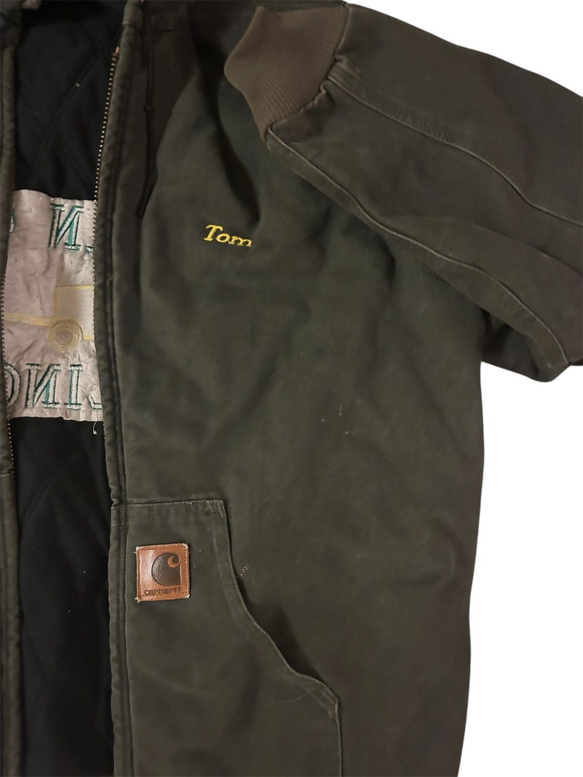 Carhartt Custom Dark Green Carhartt Jacket Size US XL / EU 56 / 4 - 6 Thumbnail