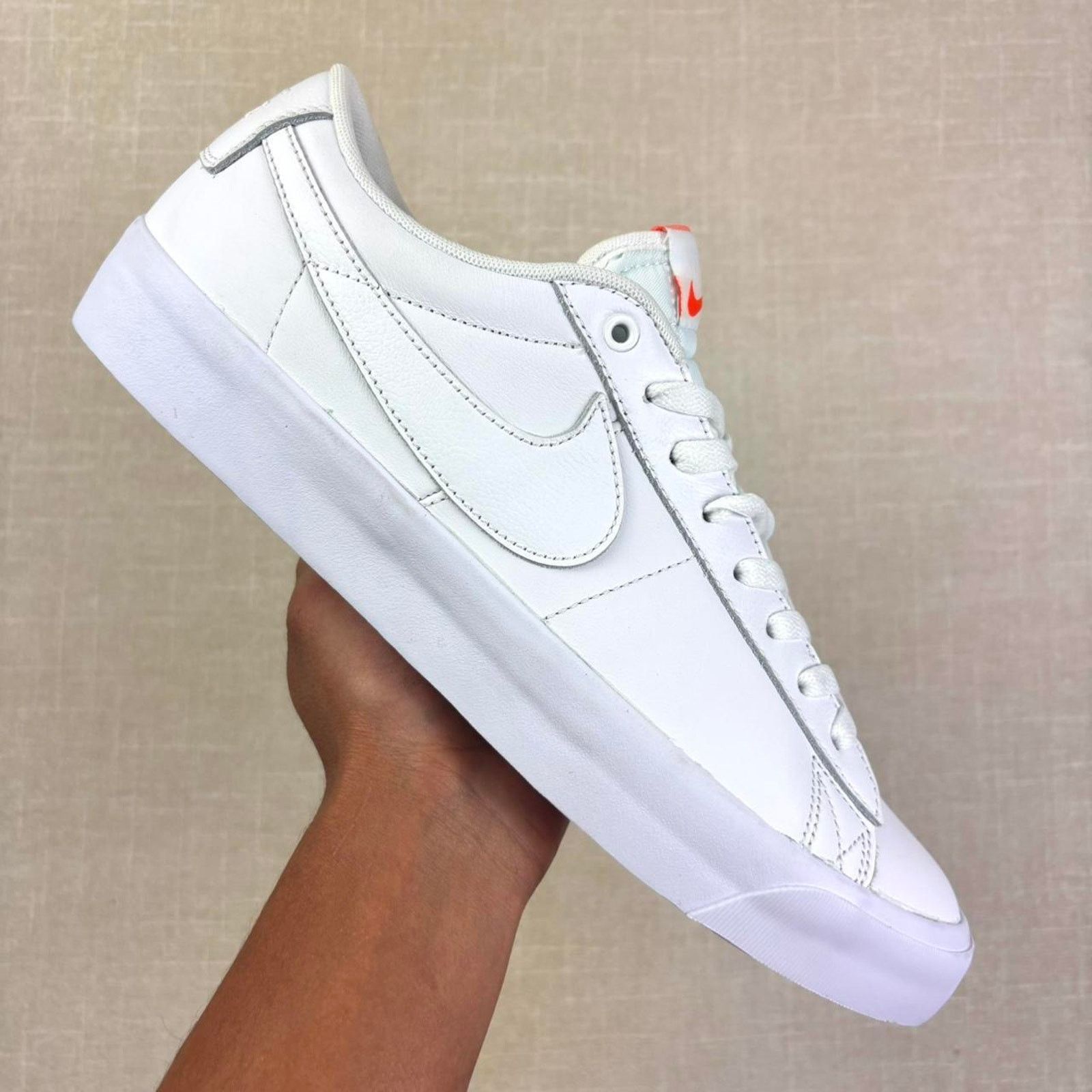 Nike 🦷 2024 Nike SB Zoom Blazer Low “Triple White” 12M Size US 12 / EU 45 - 1 Thumbnail