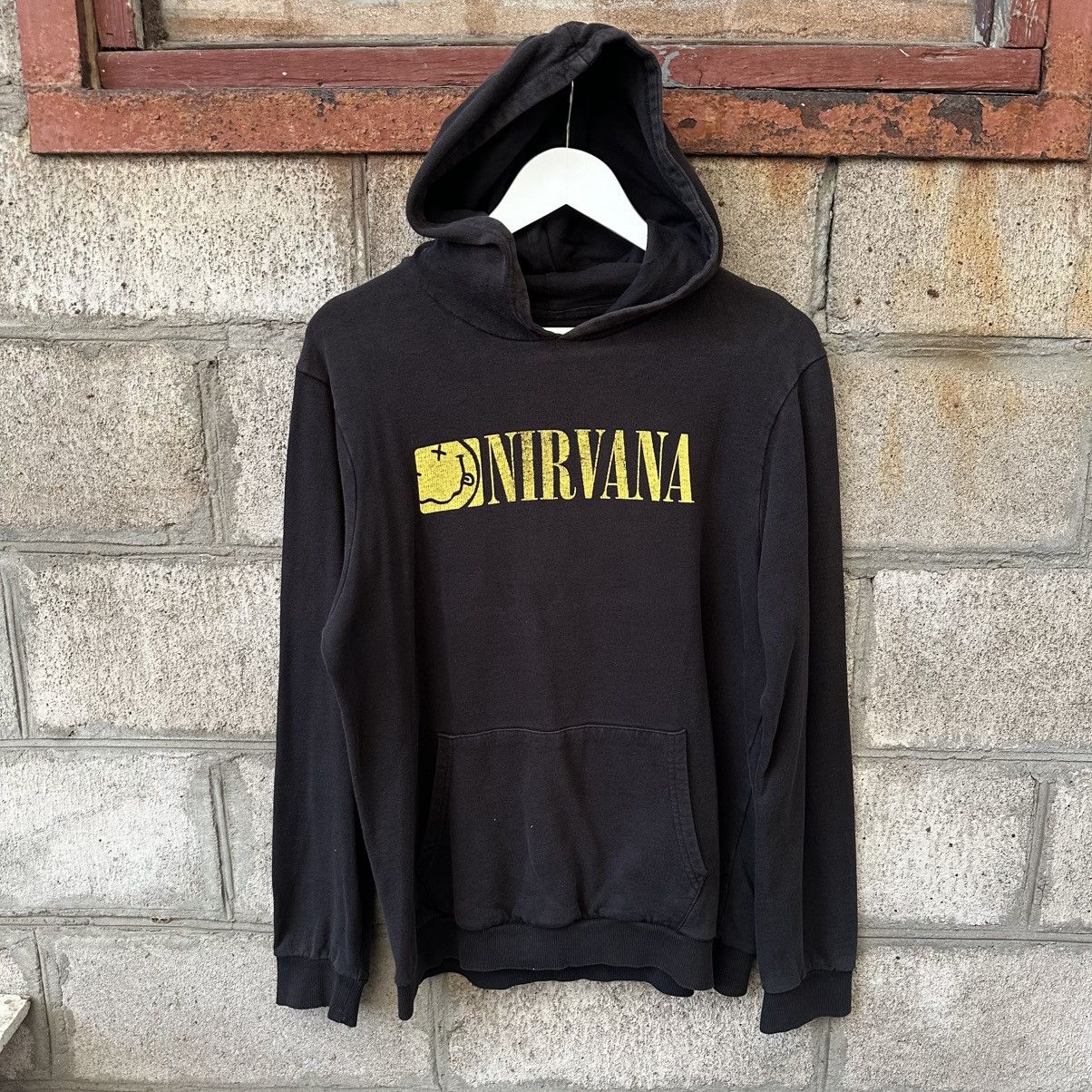 Nirvana Vintage Nirvana Hoodie Big Logo Size M Band Rock Hype Trend Size US M / EU 48-50 / 2 - 2 Thumbnail