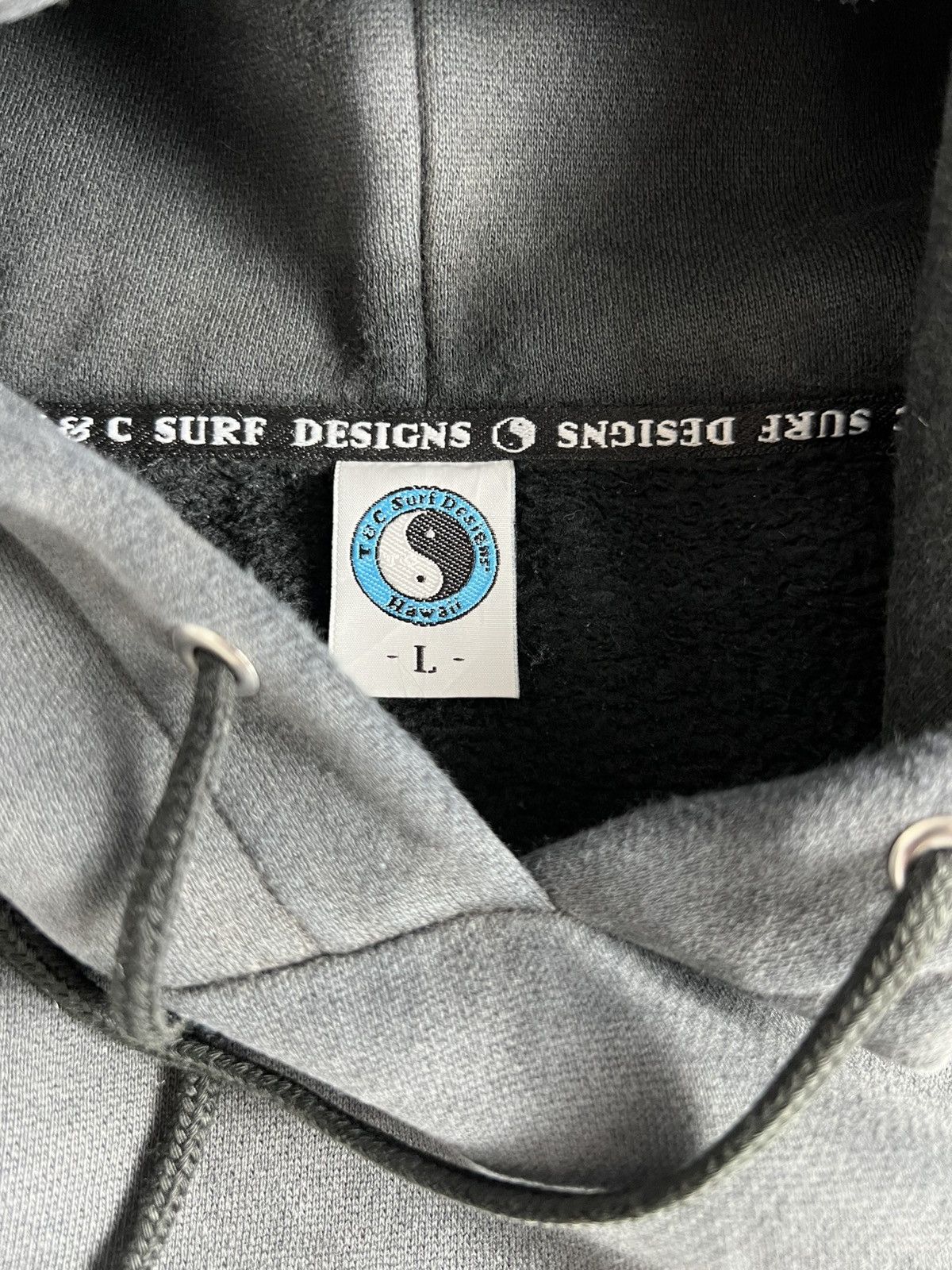 Billabong × Quiksilver × Vintage 90s Vintage Distressed Town & Country Surfin Hoodie Size US L / EU 52-54 / 3 - 9 Thumbnail