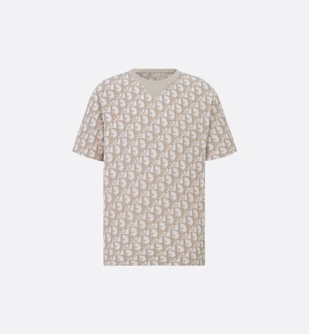 Dior DIOR MONGORAM OBLIQUE T-SHIRT 483J646A0906_C181 | Grailed