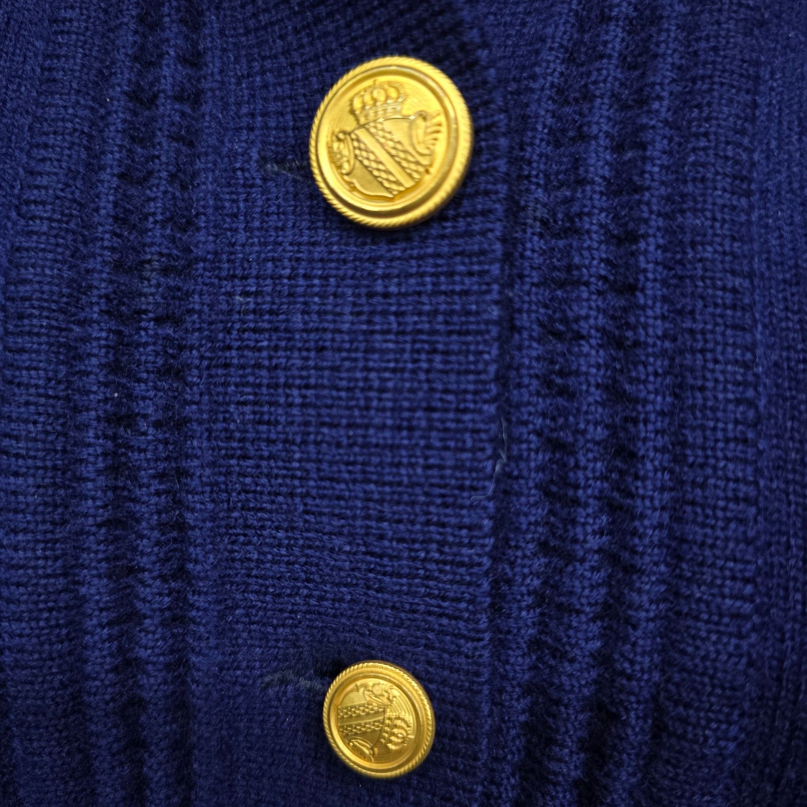 Man Made In Australia × Vintage Bromley Pure NewWool Australian Patons Yarn Cardigan Sweater Size S / US 4 / IT 40 - 5 Thumbnail