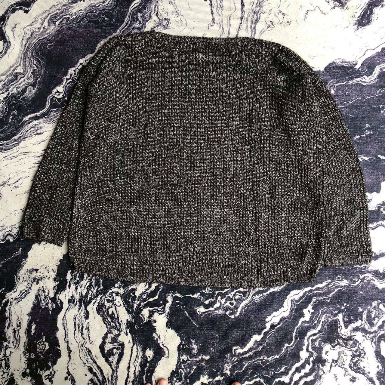 A.P.C. A.P.C. Cotton Knit Sweater Grey Oversized Size M / US 6-8 / IT 42-44 - 2 Thumbnail