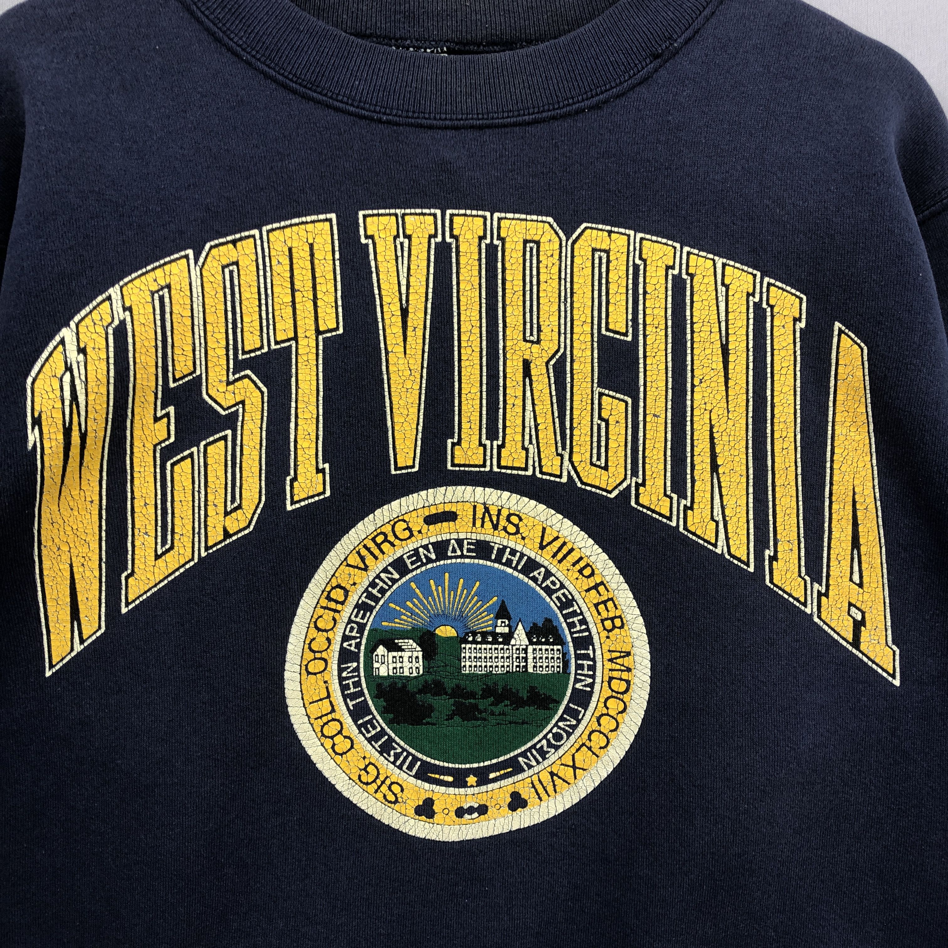 Vintage Vintage 80s West Virginia University Sweater Sweatshirt Size US M / EU 48-50 / 2 - 4 Thumbnail