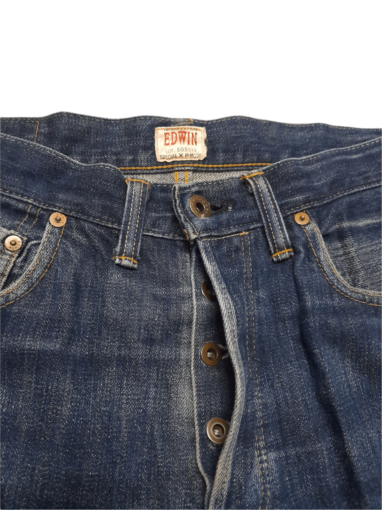 Edwin 90s Edwin 505SXR Special Ed. R- Selvedge Denim (D769) W30 Size US 30 / EU 46 - 6 Thumbnail