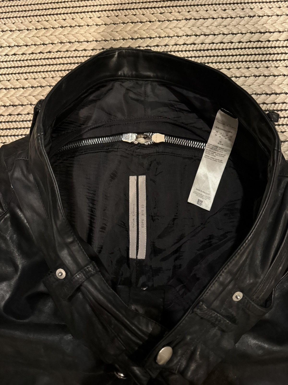 Rick Owens Rick Owens Leather Bolan Banana Size US 30 / EU 46 - 20 Thumbnail