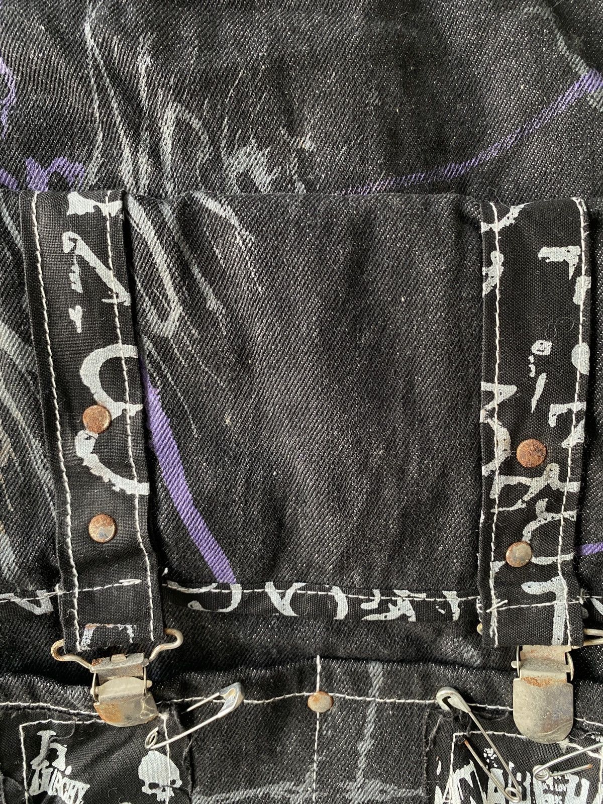 If Six Was Nine × Seditionaries H Anarchyism For Plus H Naoto Cyberpunk/Goth Tote Bag Size ONE SIZE - 8 Thumbnail