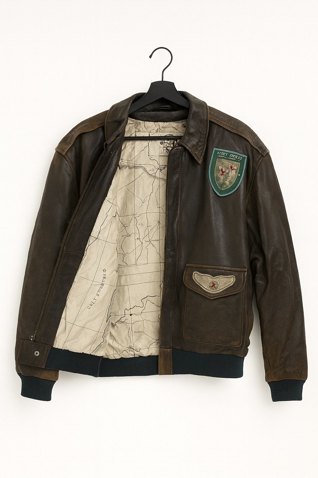 Vintage Vintage G-III Leather Flight Jacket Patches – Made in Korea Size US S / EU 44-46 / 1 - 3 Thumbnail