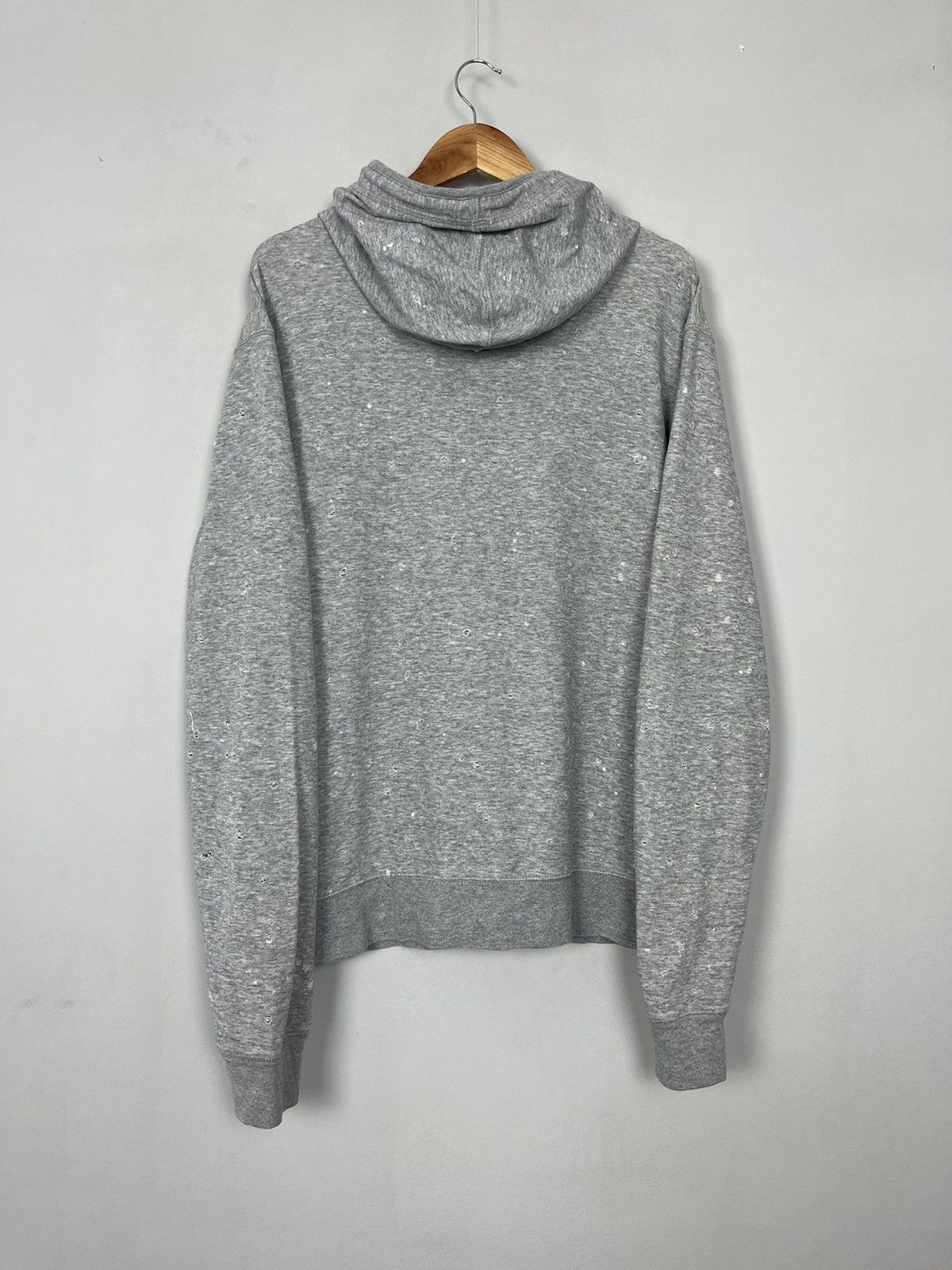 True Religion True Religion Distressed Y2K Holes Full Zip Hoodie Size US XL / EU 56 / 4 - 7 Thumbnail