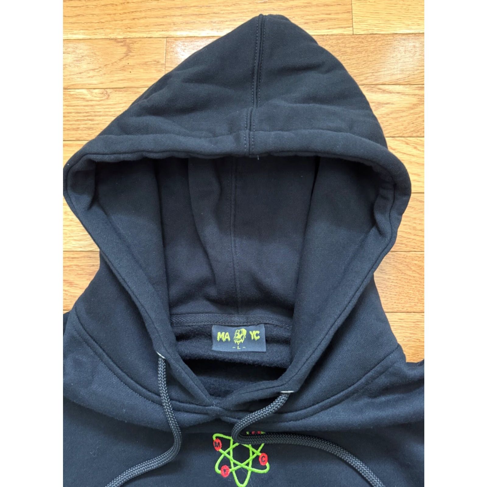Vintage MAYC Mutant Ape Yacht Club Hoodie L Men Black Pullover Brand New NWOT Size US L / EU 52-54 / 3 - 3 Thumbnail