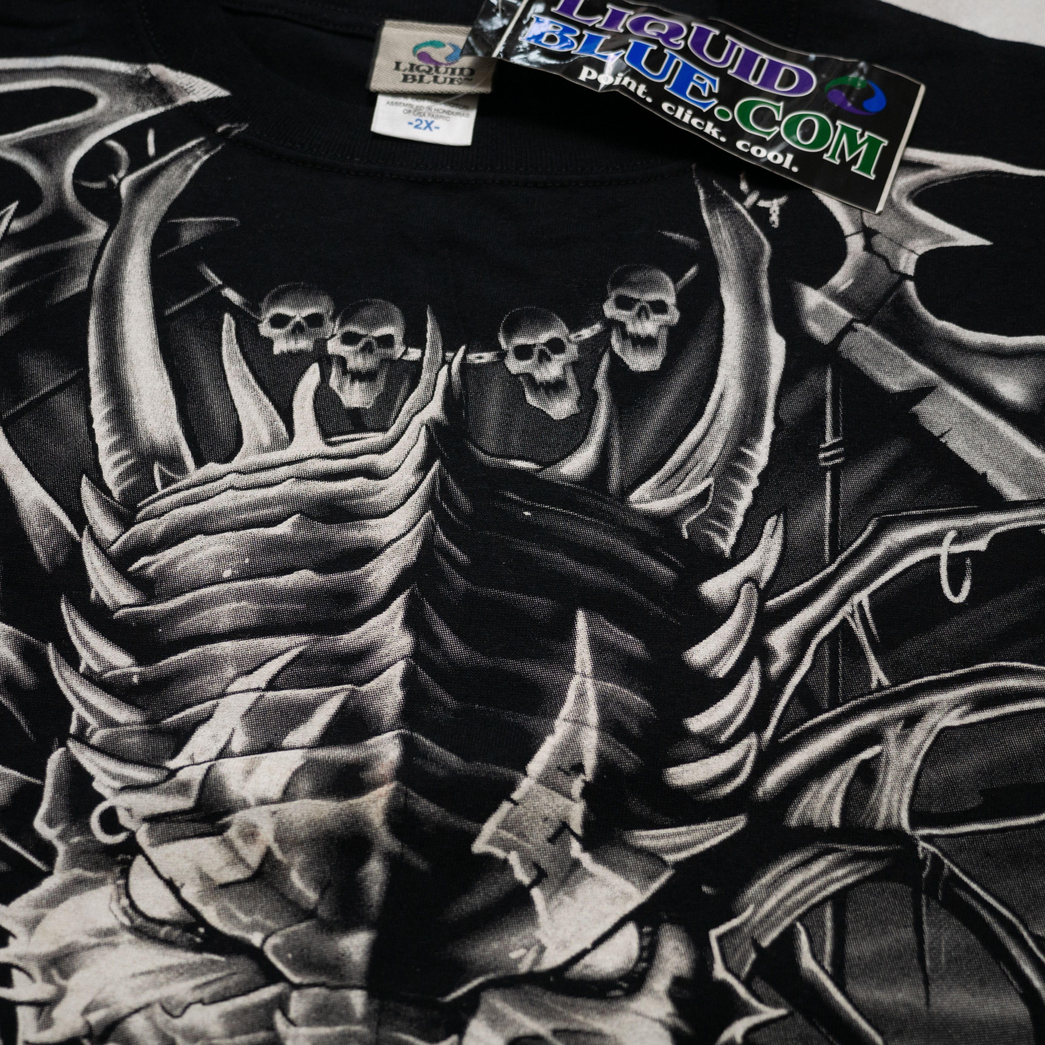 Liquid Blue × Vintage Vintage Liquid Blue Dragon T-Shirt Deadstock 2X Size US XXL / EU 58 / 5 - 4 Thumbnail