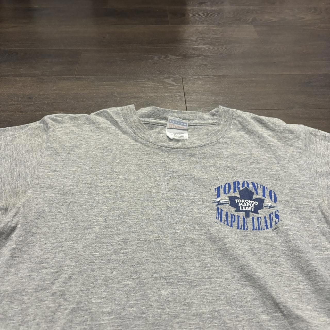 Hanes Vintage Toronto Maple Leafs Pocket Print T Shirt 00s Medium Size US M / EU 48-50 / 2 - 4 Thumbnail