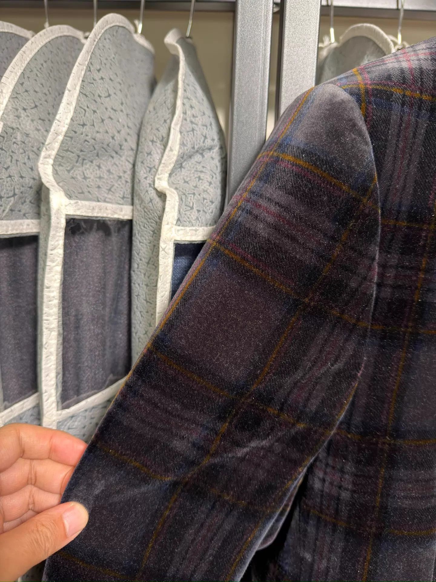 Etro Plaid Pattern Multi-Color Light Jacket Blazer Size US XXS / EU 40 - 4 Thumbnail