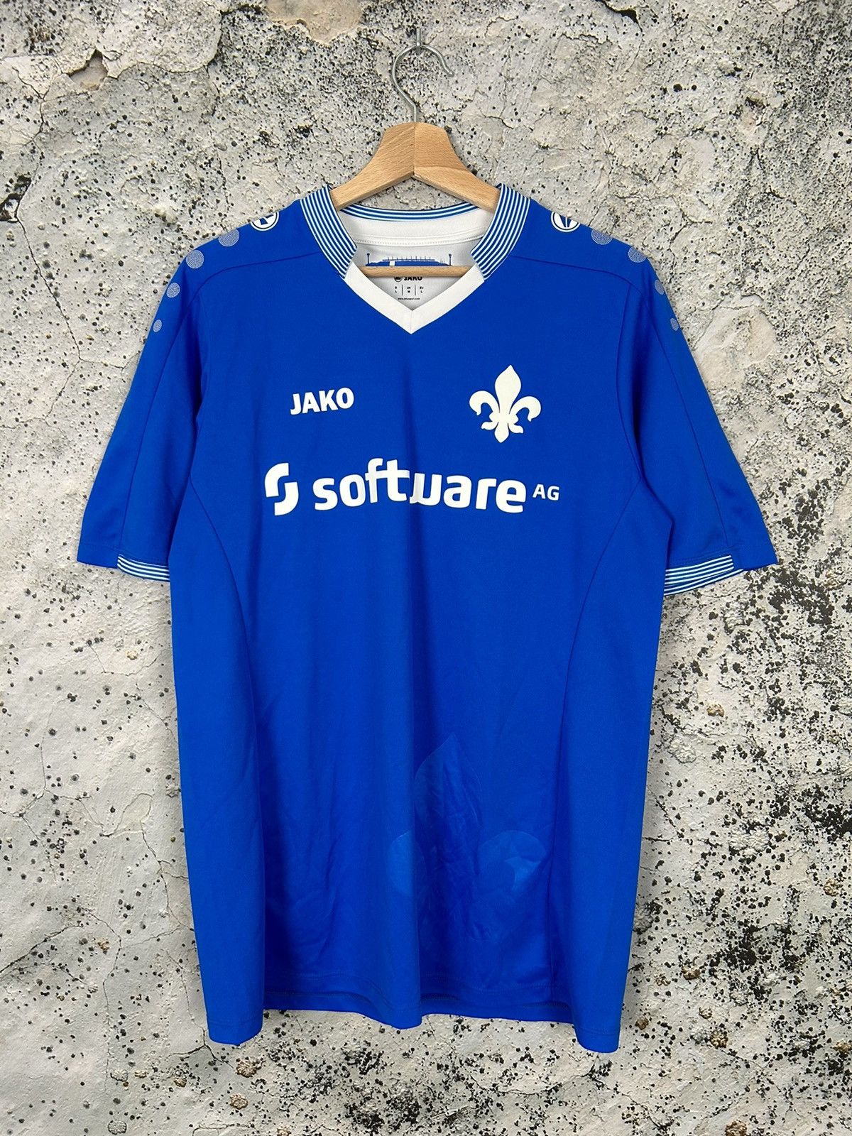 Vintage SV Darmstadt 98 Rajkovic Soccer Jersey Jako Football Size US L / EU 52-54 / 3 - 2 Thumbnail