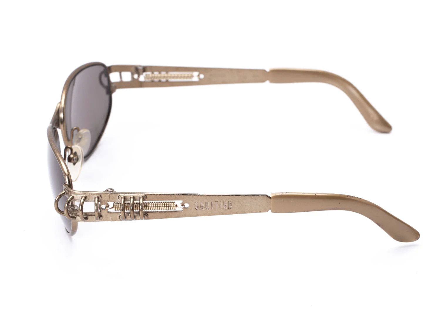 Jean Paul Gaultier Side Ring Spring Frame Sunglasses Bronze 55□17 140 Size ONE SIZE - 4 Thumbnail