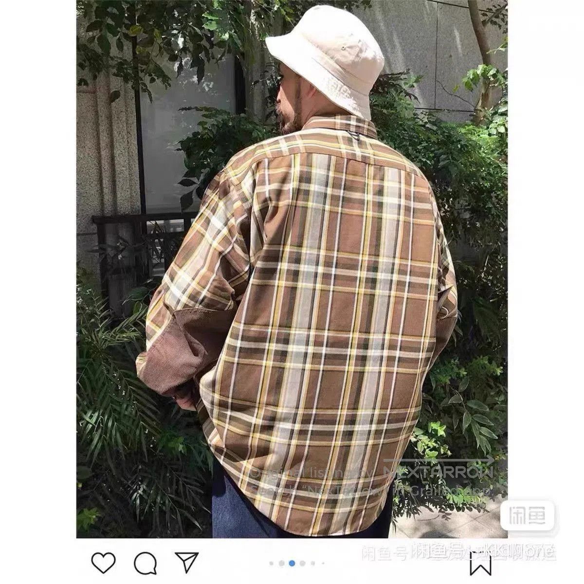 DAIWA PIER39 daiwa pier39 tech elbow patch flannel shirt. Size US XL / EU 56 / 4 - 6 Thumbnail