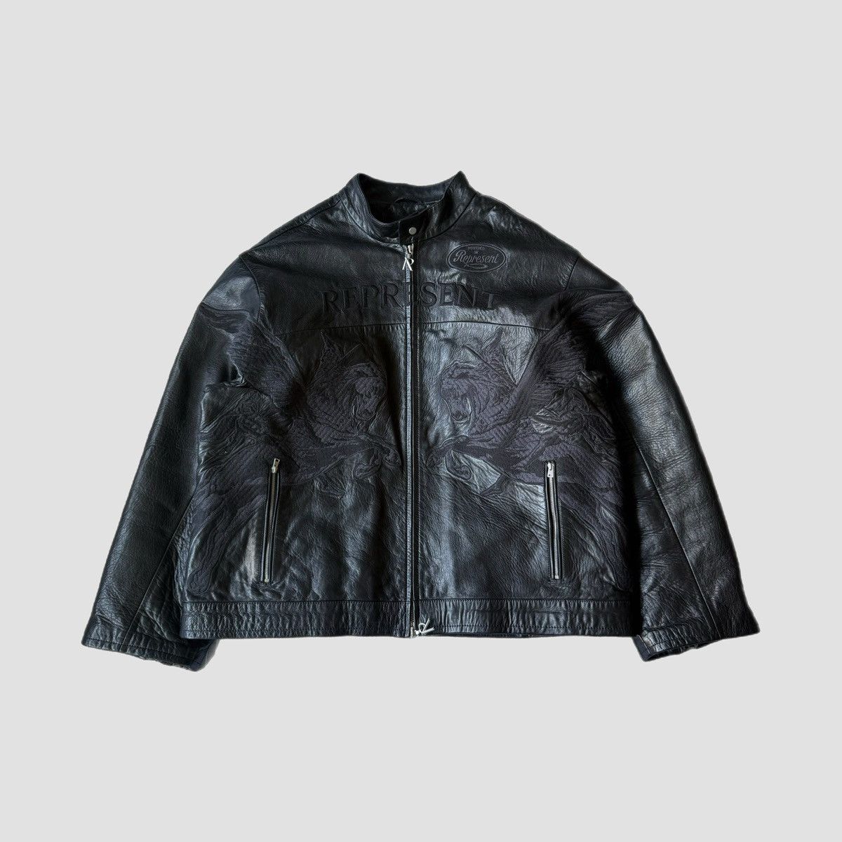 Represent Clo. Represent X Horizons Exclusive Collaboration Leather Jacket Size US L / EU 52-54 / 3 - 14 Thumbnail
