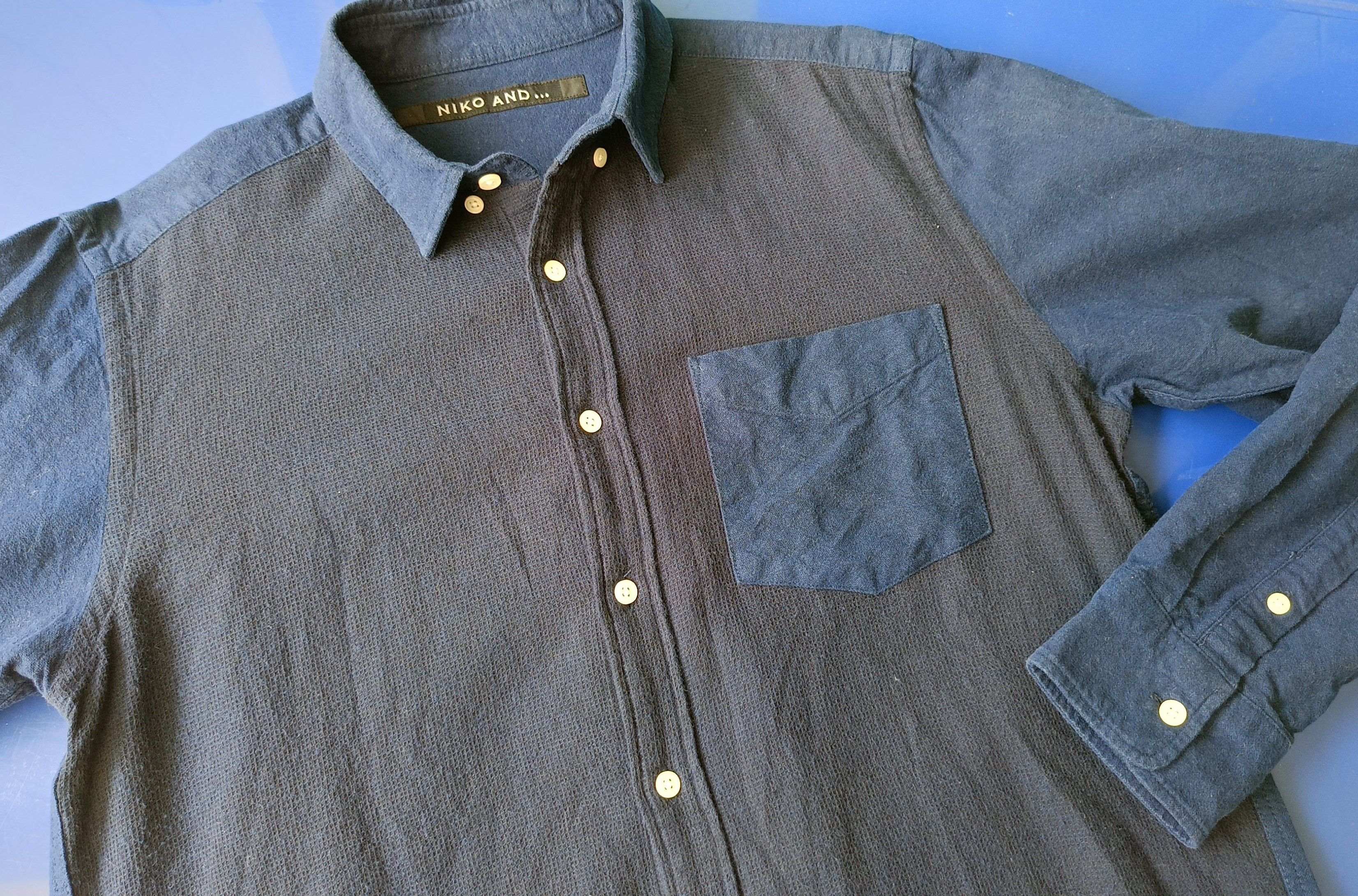 Other Niko and ... indigo navy blue two tone medium shirt Size US M / EU 48-50 / 2 - 12 Thumbnail