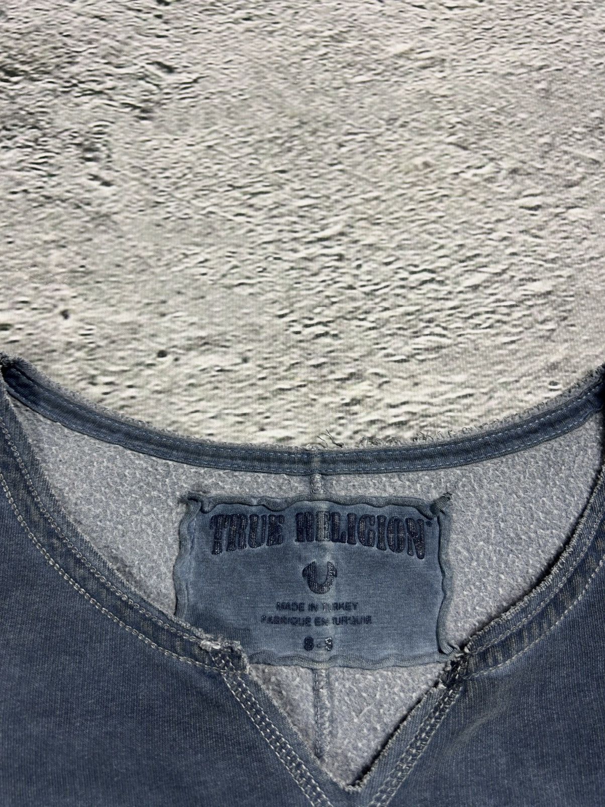 True Religion True Religion sweatshirt vintage big logo Y2K grey denim Size S / US 4 / IT 40 - 3 Thumbnail