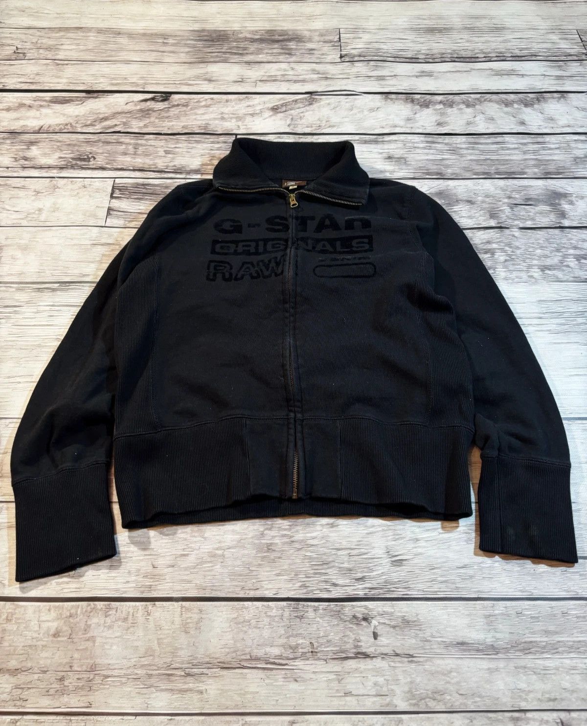 G-Star G-Star RAW Velur Logo Streewear Full Zip Hoodie Sweatshirt Size US M / EU 48-50 / 2 - 1 Thumbnail