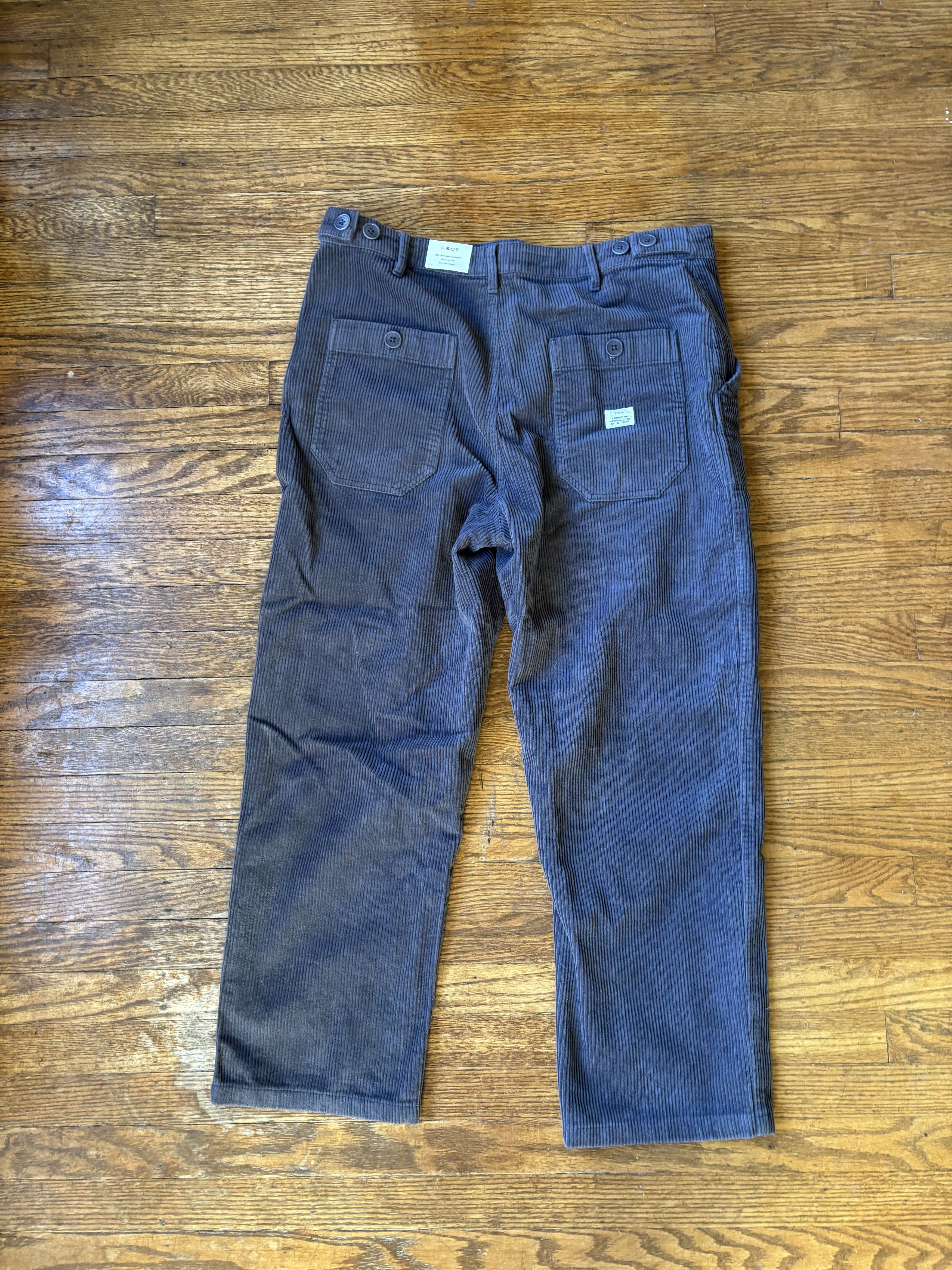 P&Co Cord Service Fatigue Pants Size US 34 / EU 50 - 6 Thumbnail