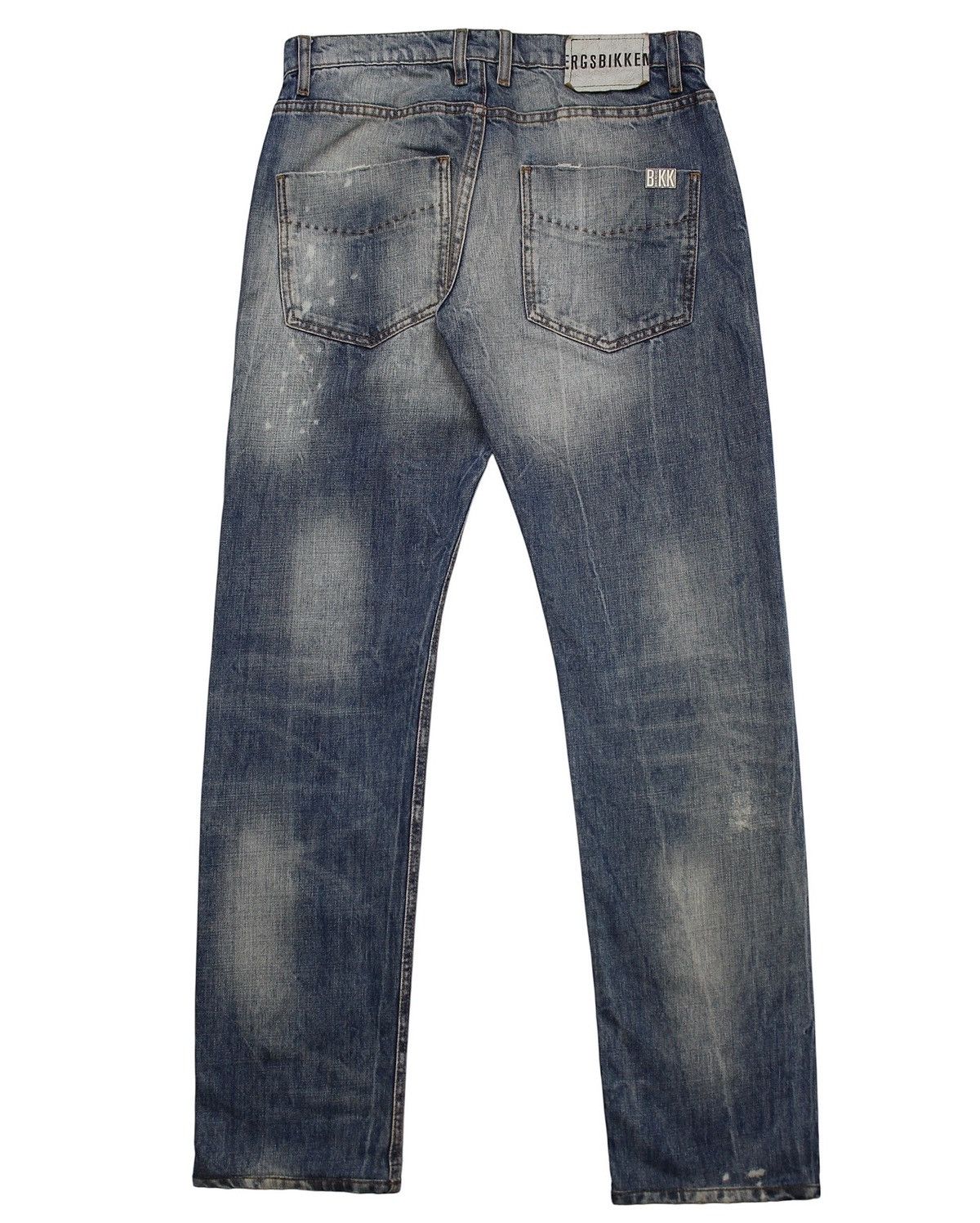 Dirk Bikkembergs SS2010 DIRK BIKKEMBERGS BLUE DISTRESSED DENIM JEANS Size US 31 - 2 Thumbnail