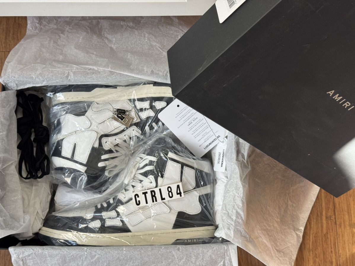 Amiri ✅ Skel Top Hi-top Size US 13 / EU 46 - 20 Thumbnail