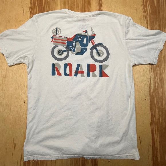 Other Roark Motorcycle White T Shirt Mens Large Size US L / EU 52-54 / 3 - 5 Thumbnail