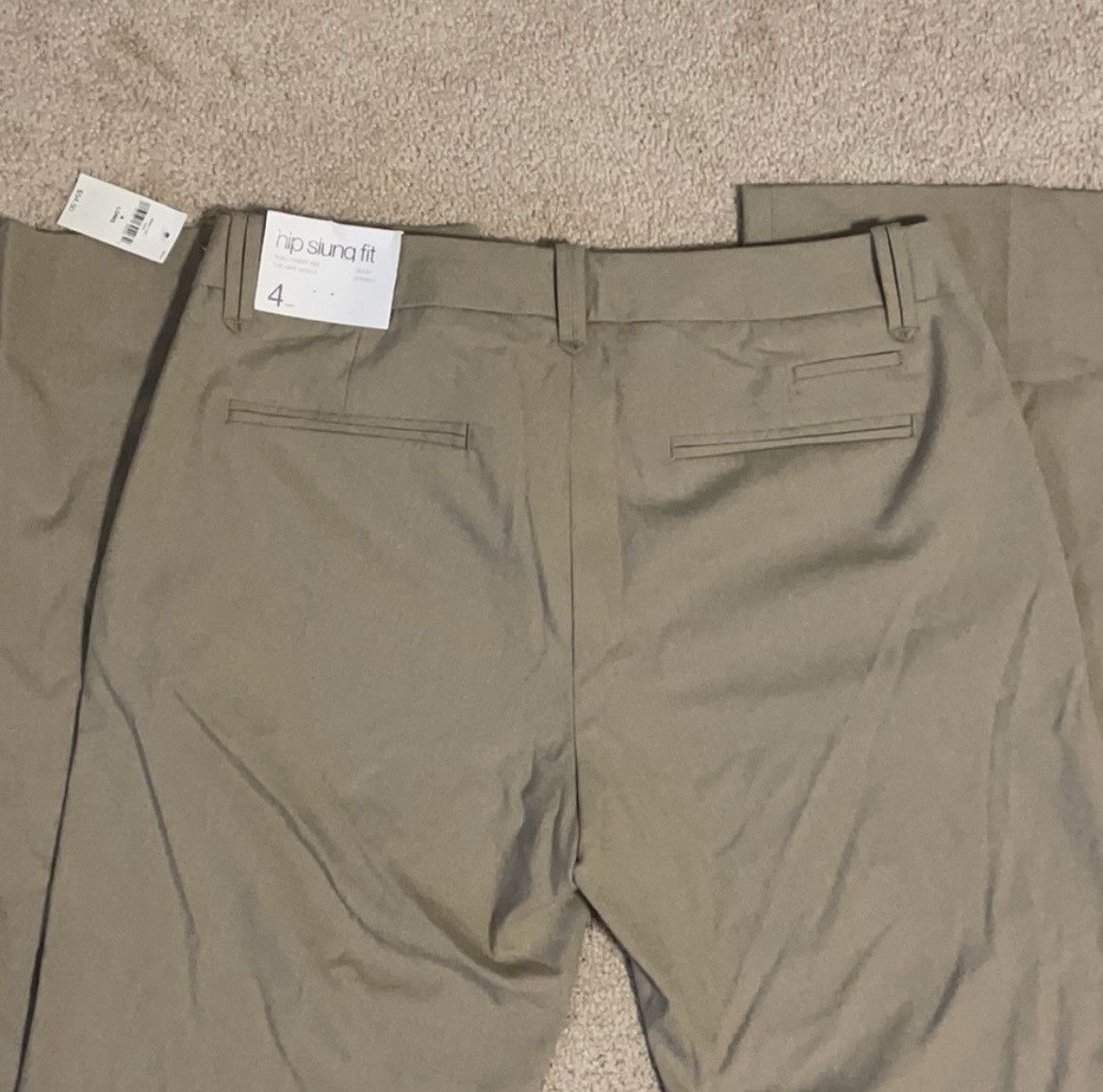 Gap GAP Tan Hip Slung Fit Pants Size 27" / US 4 / IT 40 - 4 Thumbnail