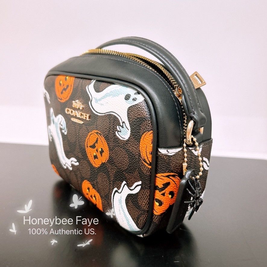 Coach Mini Jamie Camera Bag In Signature Canvas With Halloween Size ONE SIZE - 3 Thumbnail