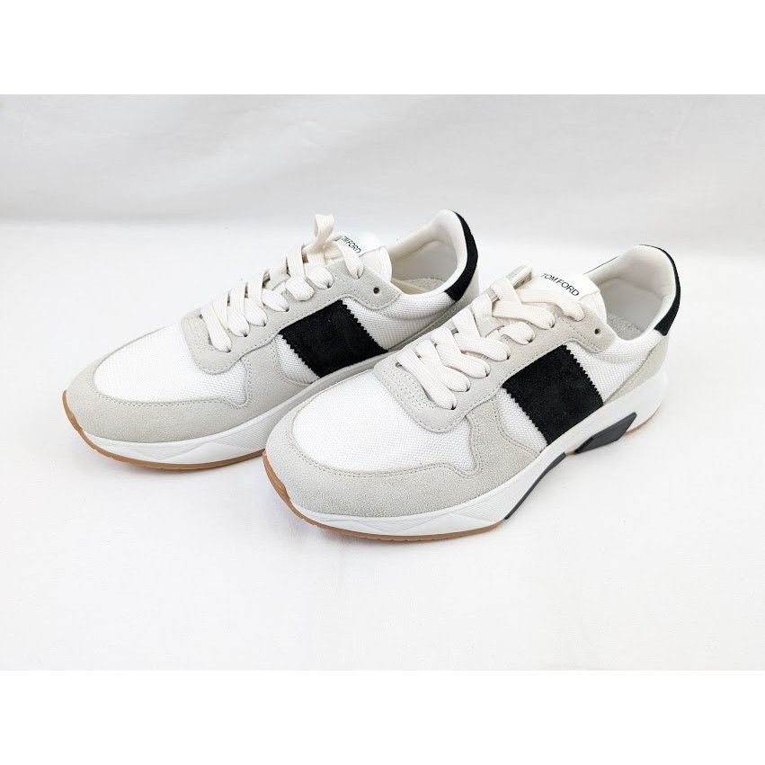 Tom Ford o1rshd1 Low-Top Sneakers in White/Black Size US 9 / EU 42 - 18 Thumbnail