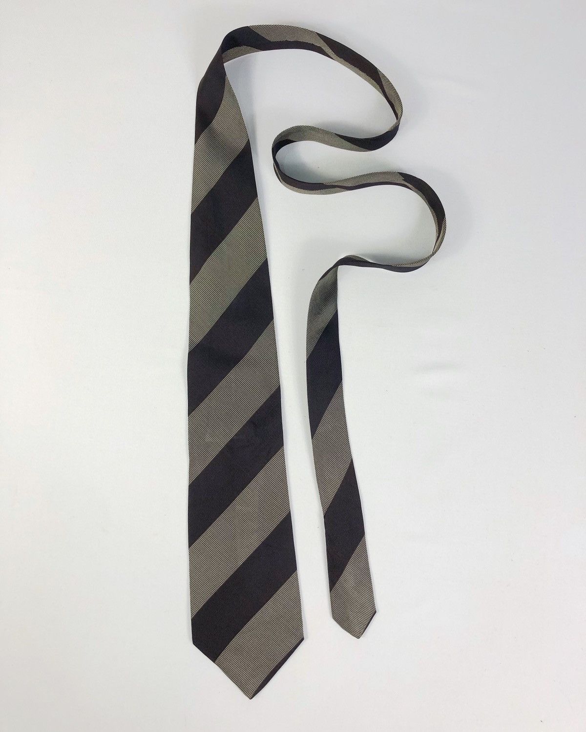 Coach Rare Coach Stripes Silk Tie Made in Italy Size ONE SIZE - 2 Thumbnail
