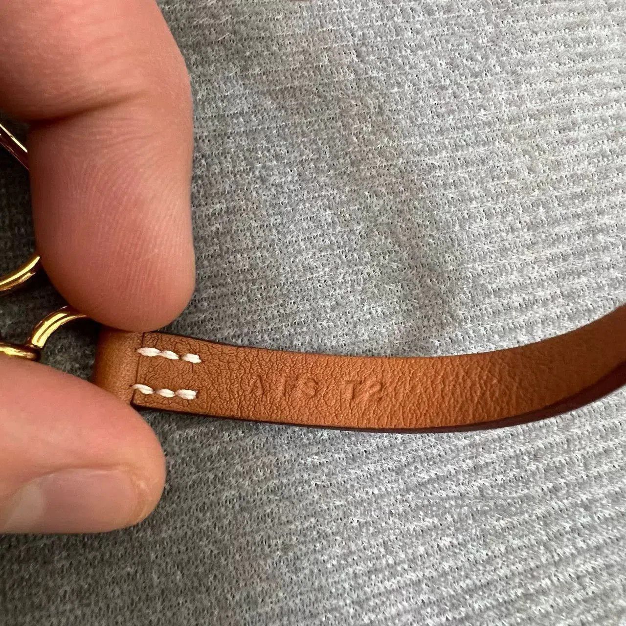 Hermes Hermes Brown Double Loop Leather Bracelet. Size ONE SIZE - 3 Thumbnail