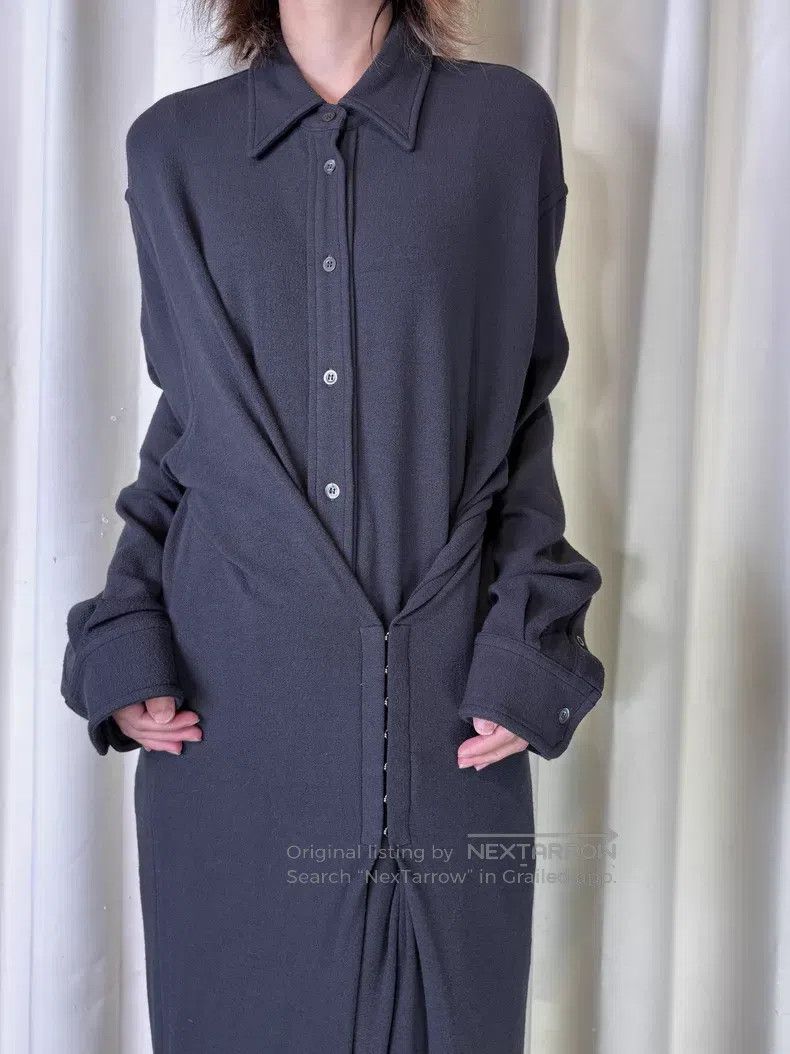 Y/Project Y/Project Dark avant-garde deconstructed collar shirt dres Size S / US 4 / IT 40 - 2 Thumbnail