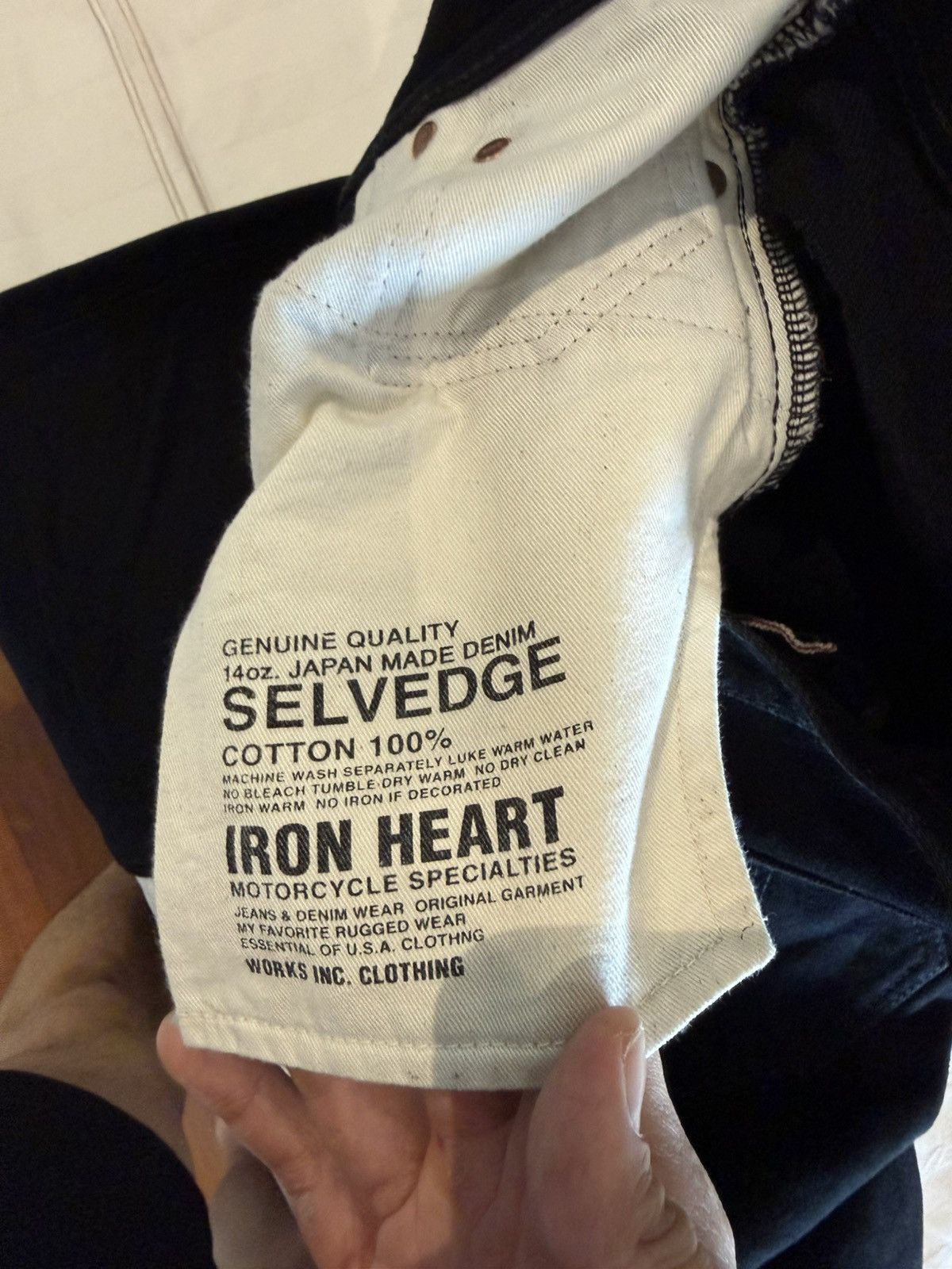 Iron Heart Iron Heart IH-634S-14bb Sz 34 Size US 34 / EU 50 - 2 Thumbnail