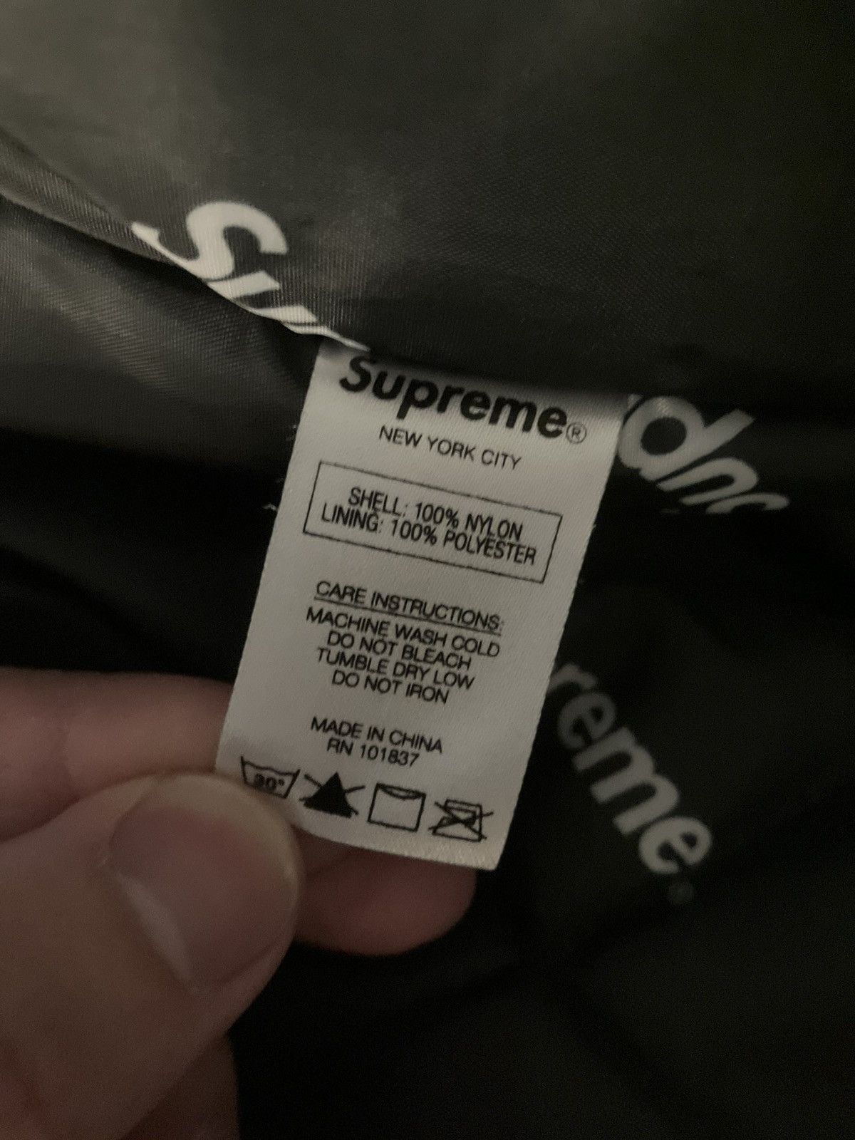 Supreme Supreme Black Puffer Jacket / Monogram Interior Size US M / EU 48-50 / 2 - 11 Thumbnail