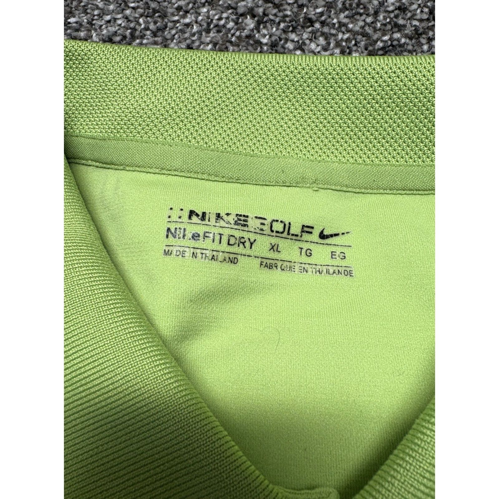 Nike VINTAGE? No — Nike Disney Golf Polo Shirt Mens XL Lime Green Mickey Size US XL / EU 56 / 4 - 3 Thumbnail