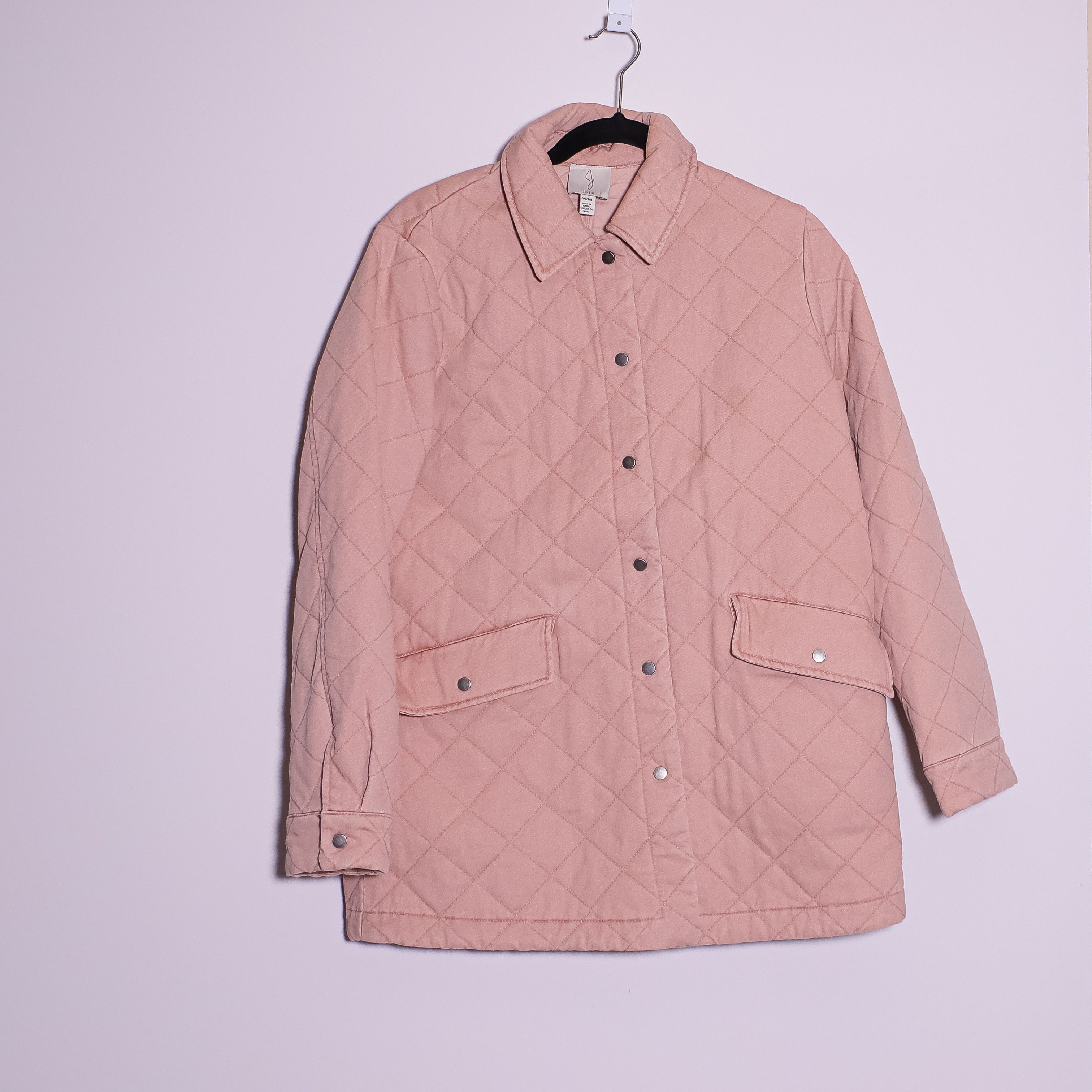 Joie Joie Women's Cotton Quilted Collar Snap Size M / US 6-8 / IT 42-44 - 1 Thumbnail