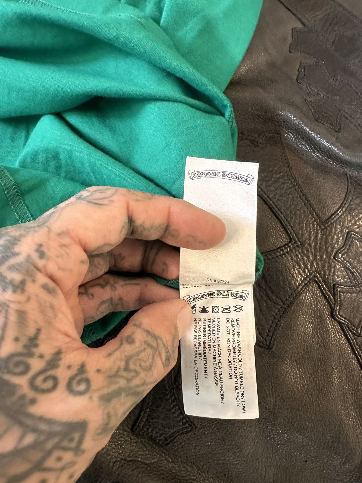 4GSELLER × Chrome Hearts CHROME HEARTS x 4GSELLER GFYS FUCK YOURSELF CROSS SHIRT Size US XL / EU 56 / 4 - 9 Thumbnail