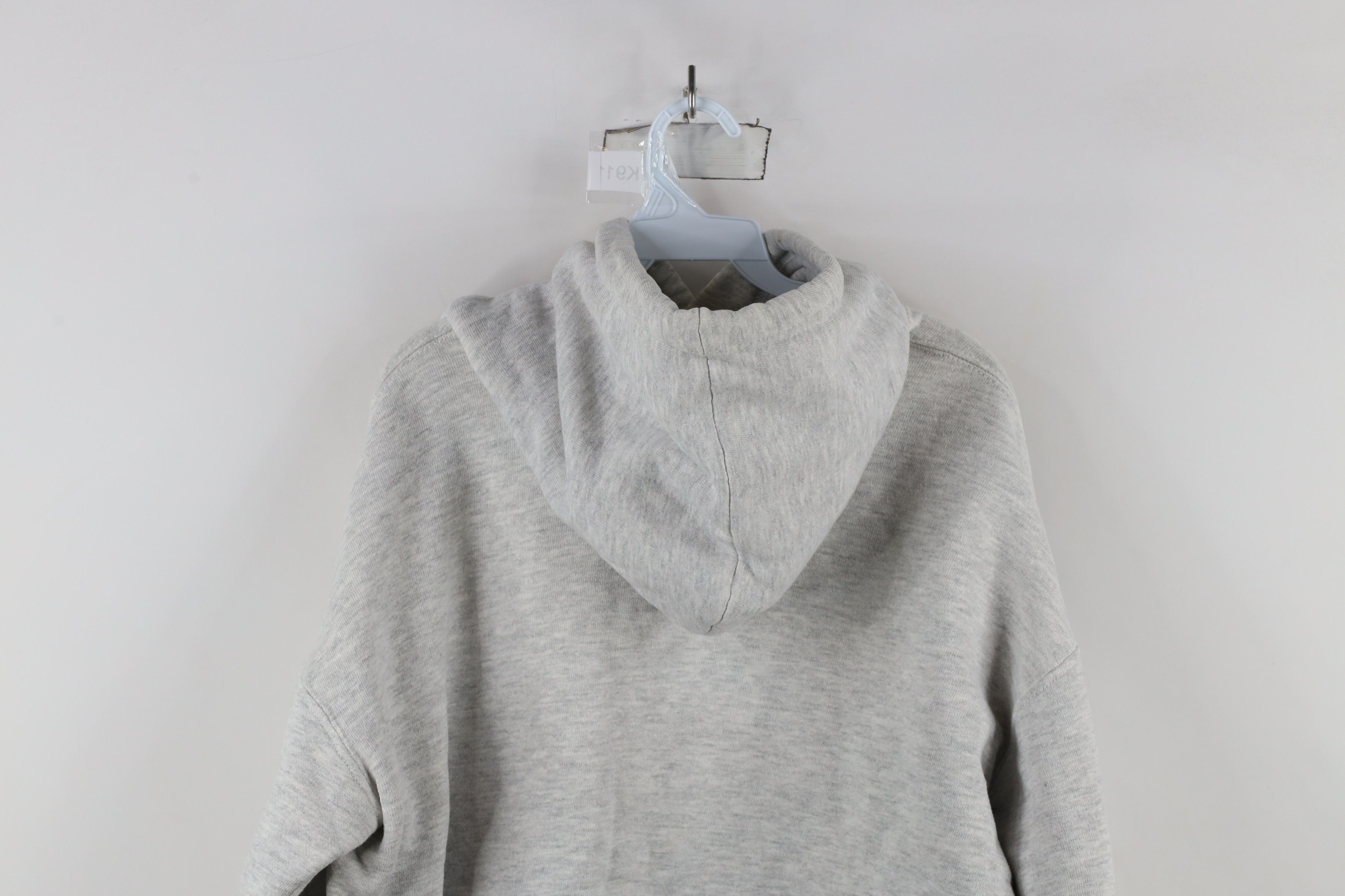 Vintage Vintage 90s Notre Dame University Football Hoodie Gray USA Size US XL / EU 56 / 4 - 13 Thumbnail