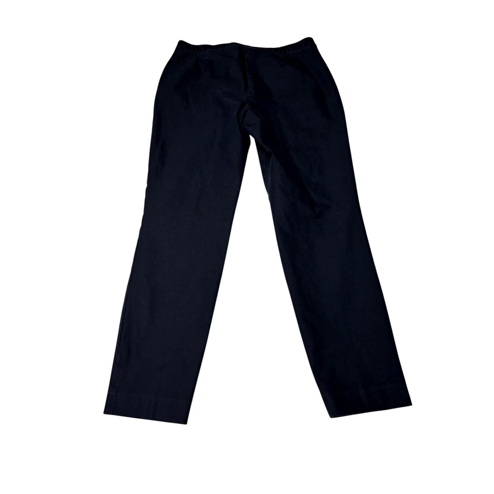 Theory Theory Thaniel Approach Black Stretch Cotton Pull On Slim Womens 6 W29 L26 USA Size ONE SIZE - 6 Thumbnail