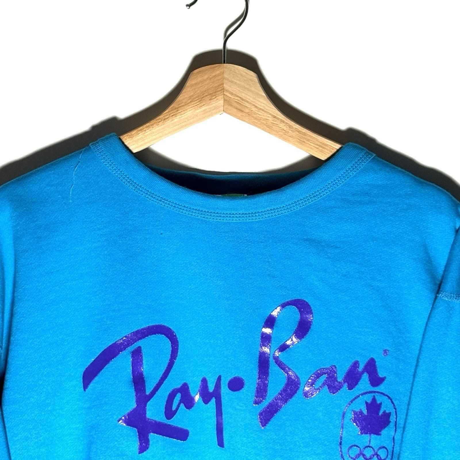 Vintage VTG Rayban Olympics Crewneck Sweatshirt Pullover Size XL Size US XL / EU 56 / 4 - 4 Thumbnail